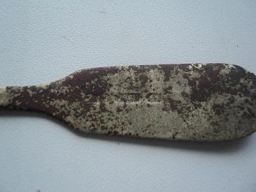 Ложечка с позолотой клемо 1868 год 