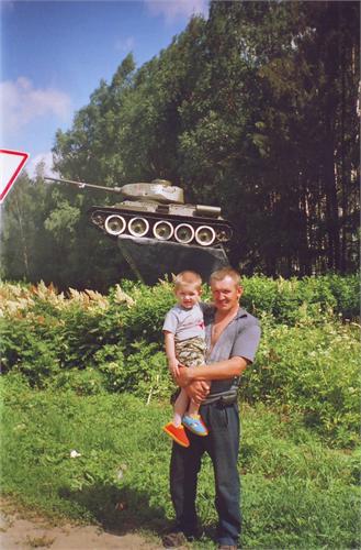 на границе с Брянском