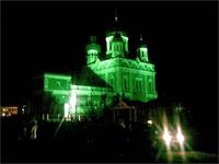 Елец.   собор ночью