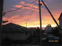 Закат,после удачного поиска