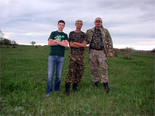 С Романом и Димоном.
