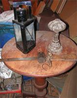 Фонарь свечной, киросинка, весы, с чердака