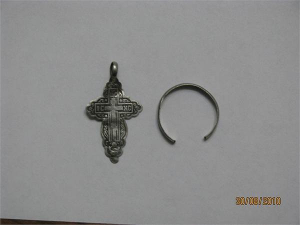 колечко и крестик