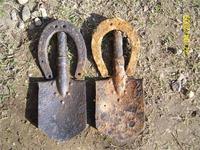 Близнецы. Одна пара отполирована диском.