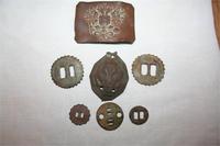 Бляха, конина и что-то с изображением орёлика.