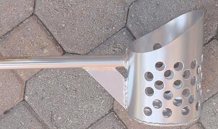 RTG STRAIGHT HANDLE ALUMINUM SAND SCOOP