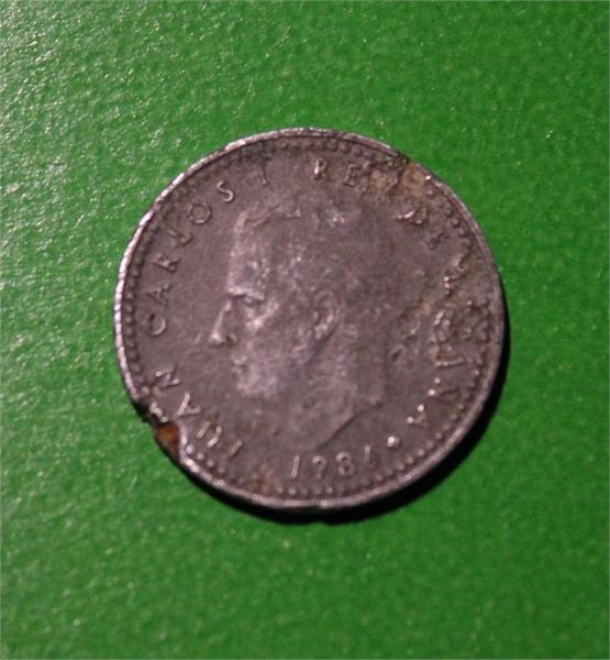 1 песета обратка