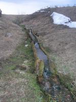 Деревянный водосток в с.Калмань, Владимирской обл.