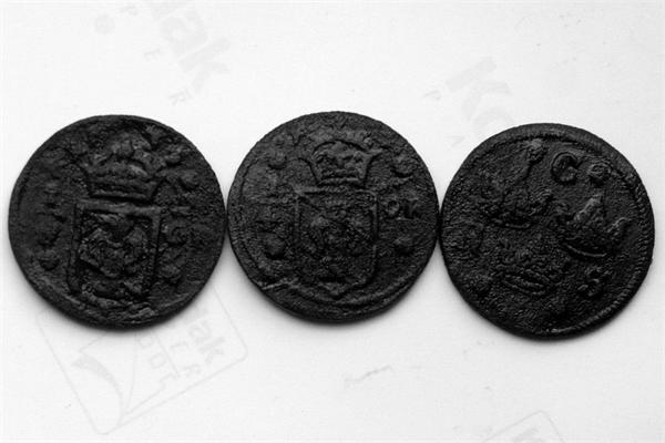 1/4 эре Кристина королева Швеции (1632—1654)