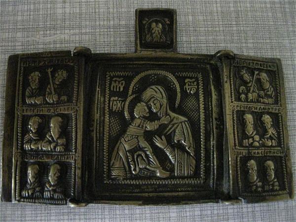 Складень Владимирская Богоматерь