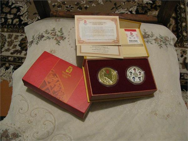 набор памятных медалей олимпиады в Пекине