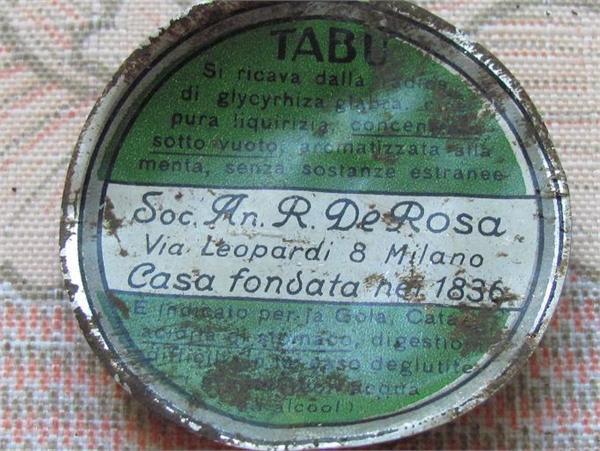 итальянские мятные таблетки от ангины.