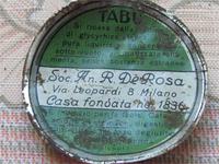 итальянские мятные таблетки от ангины.