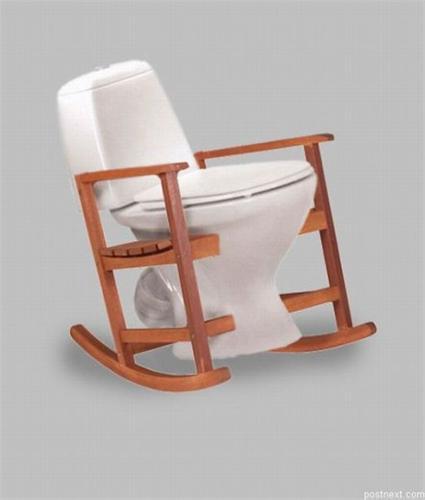 и на унитазе посидеть и на стуле покачаься