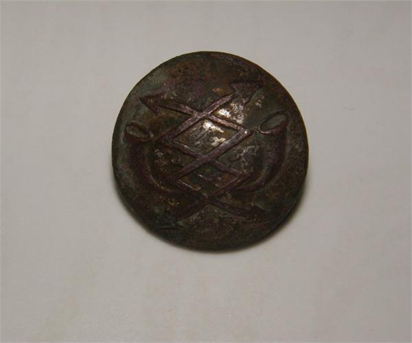 Почтовая пуговица 1885-1917г.г.