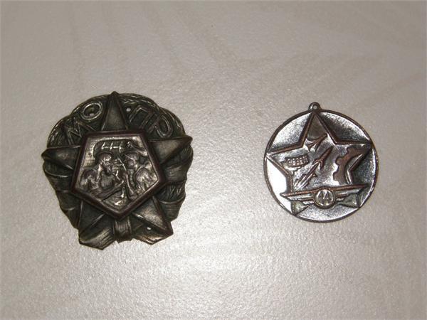 Какие то медальки за что то...