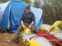 На привале!