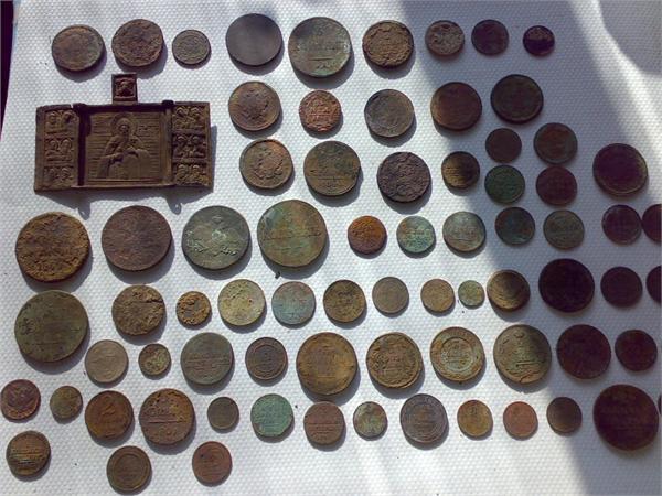 Наконец-то собрался очистить предпоследнюю партию монет.