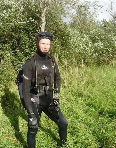 Пробую заняться подводным поиском на р.Кудебь, сентябрь 2011г.   