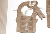 Навесной замок с ключом 1952 г