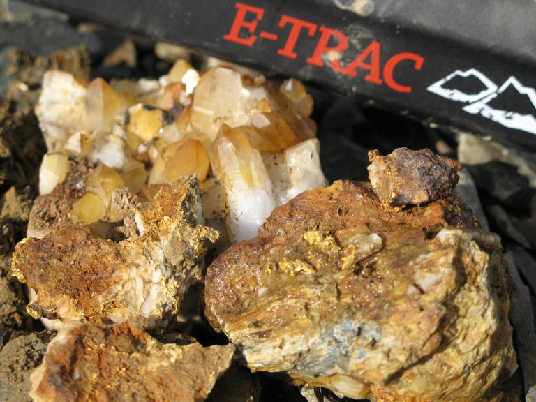 Самородки найденный металлоискателем E-Trac