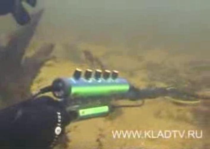 Подводный поиск с металлоискателем Excalibur Видеоклип на kladtv.ru