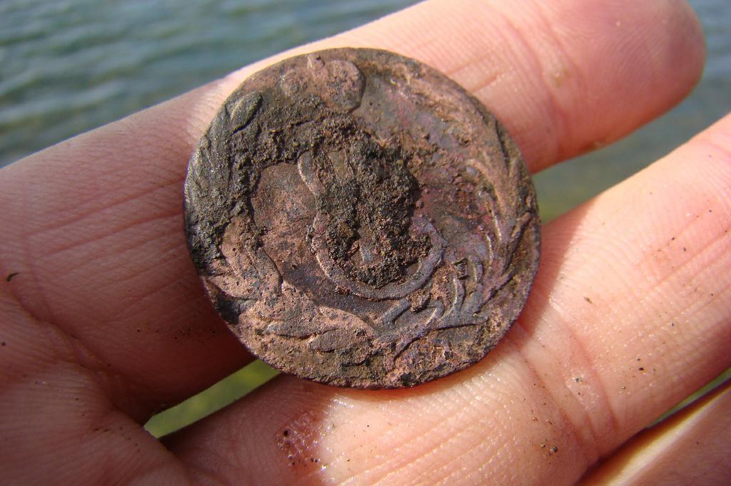 Редкая Сибирская копейка 1767 года без букв КМ. Речной поиск в черте города.