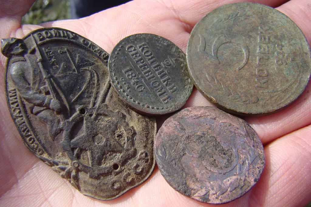 Находки кладоискателей. Иркутск. Речной поиск в черте города.