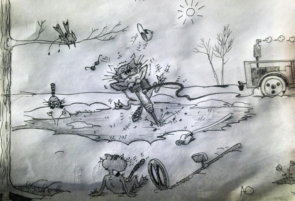 Зимний коп - Кладоискатели шутят