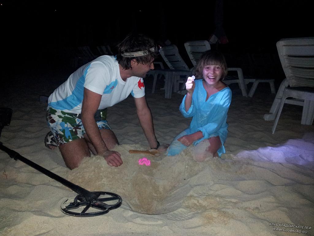 мы нашли ее Ура! пляжные находки с металлоискателем