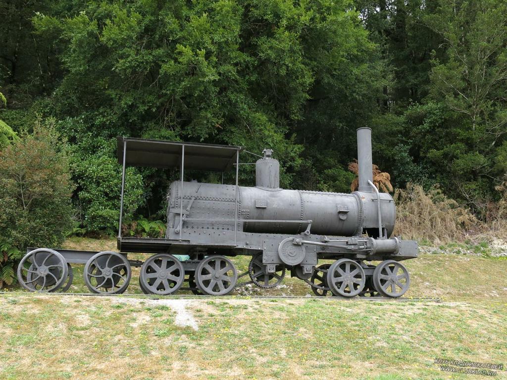 6-1 Davidson  locomotive паровоз полноприводный стоит прямо у тарассы Их было построено всего 27