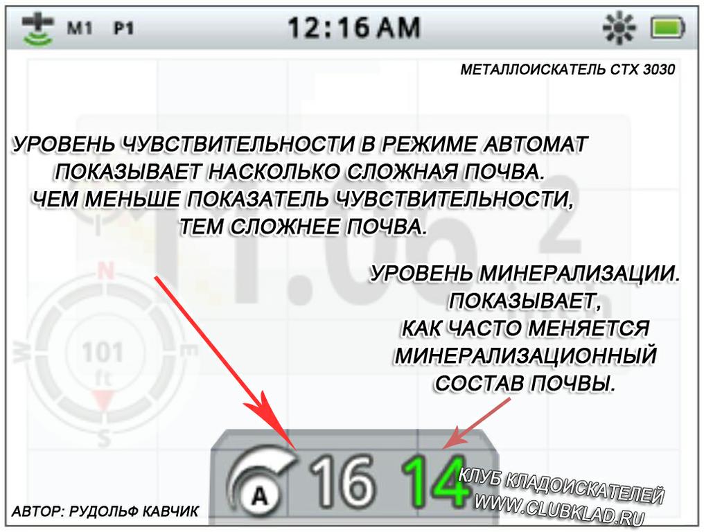 Как определить уровень минерализации на металлоискателе СТХ 3030 Minelab