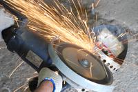 Режим, зачищаем, привариваем верх к лопате.