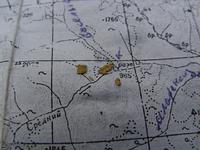 золото ручья Средний Карта района