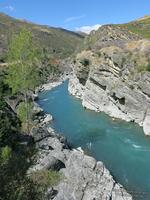 5-27 Вид на реку Cardrona с дороги  Новая Зеландия март 2013 Дорога до Квинстауна