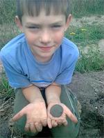 Сынок и пятачок.