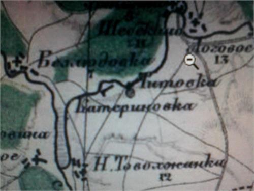 одной деревни нет уже карта 1800 какойто год