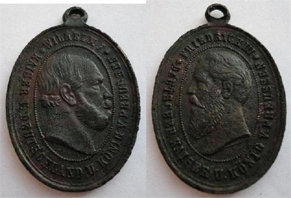 Жетон на коронацию Фридриха III, 1888 г.