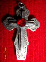 Крестик-серебро.