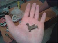 Уточка . Накладка  чудская .  9-12  век. 