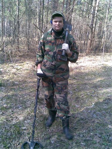 На копе.