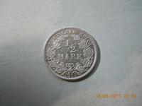 1/2 марки 1915 год. Германия.