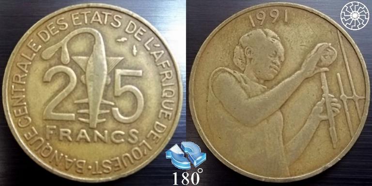 25 FRANCS (1991)