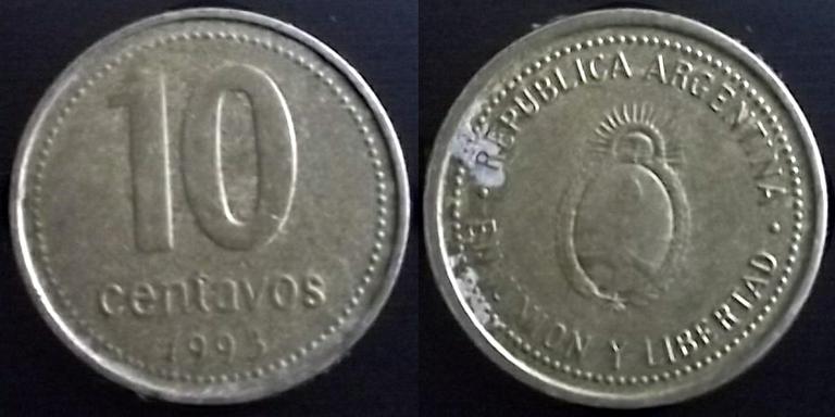 10 CENTAVOS 1993