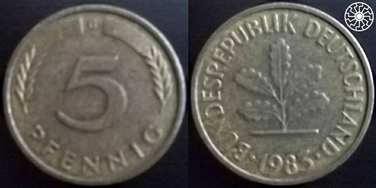 5 PFENNIG