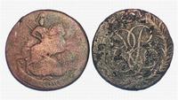 Две монетки, 1757 г.