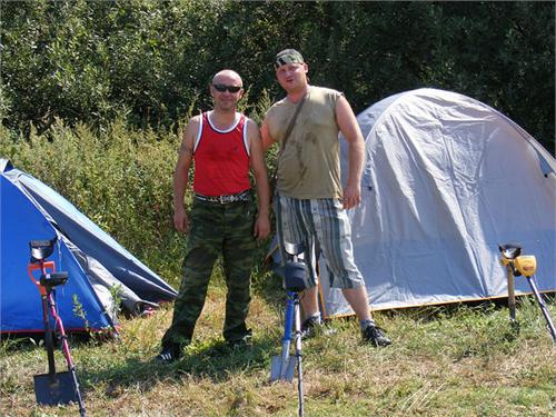 Вот, разбили лагерь...