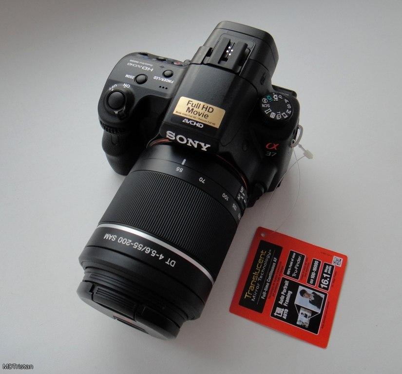 Sony alpha 37 DT55 - 200mm