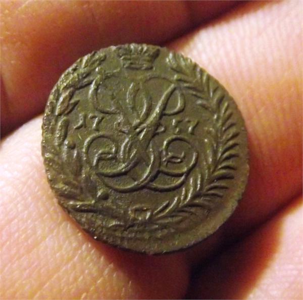 Полушка 1757 г.