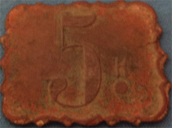 5 копеек медная монета немогу определить год. Сколько может стоить???